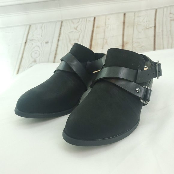 Bella Vita Womens Black Leather Round Toe Block Heel Slingback Sandals Size 6M - Picture 1 of 10